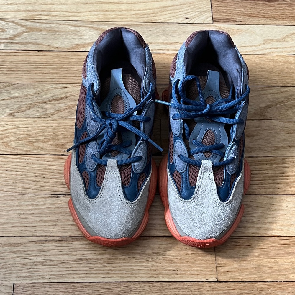 adidas Men's Athletic Shoes in Blue and Orange